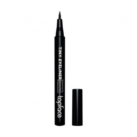 Підводка-фломастер для очей водостійка TopFace Tiny Eyeliner, чорна, 1 мл Підводка-фломастер для очей водостійка TopFace Tiny Eyeliner, чорна, 1 мл
