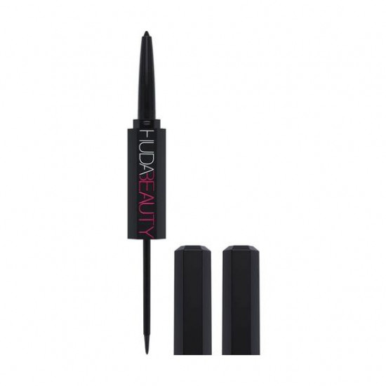 Підводка для очей 2в1 Huda Beauty Life Liner Duo Pencil & Liquid Eyeliner, Black, 1.5 мл Підводка для очей 2в1 Huda Beauty Life Liner Duo Pencil & Liquid Eyeliner, Black, 1.5 мл