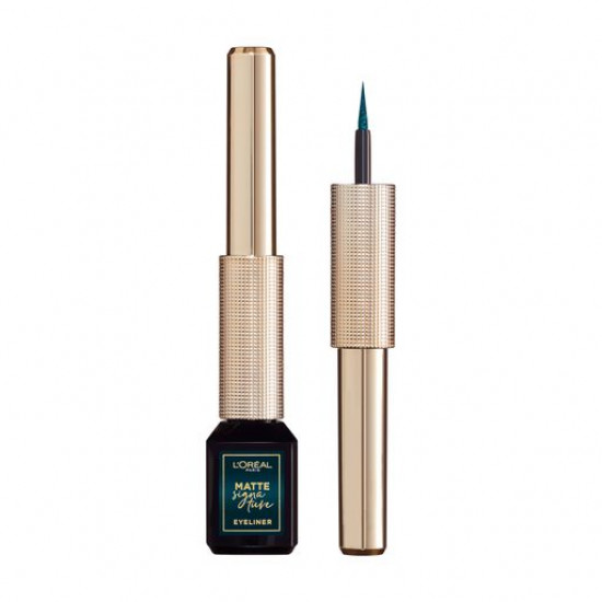 Eyeliner of L'Oreal Paris Matte Signature Eyeliner 04 of Emerald, 3 ml Eyeliner of L'Oreal Paris Matte Signature Eyeliner 04 of Emerald, 3 ml