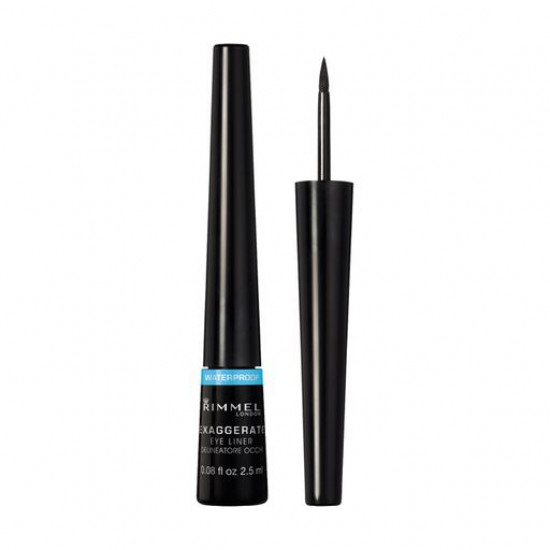 Eyeliner for an age of Rimmel Exaggerate Eye Liner of waterproof black 2.5 g Eyeliner for an age of Rimmel Exaggerate Eye Liner of waterproof black 2.5 g