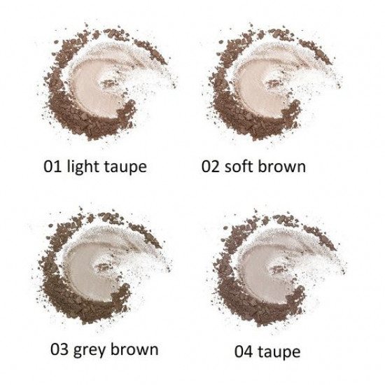 Пудра для брів Luxvisage Brow powder 02 Soft Brown 1.7 г Пудра для брів Luxvisage Brow powder 02 Soft Brown 1.7 г