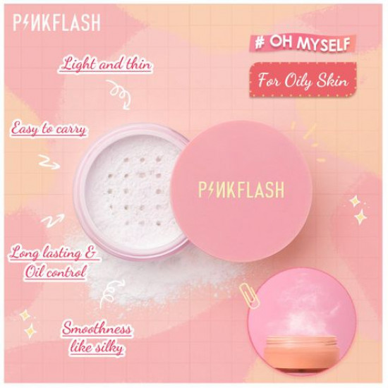 Powder for the person Pinkflash Oil Controller Translucent Loose Powder 000, 6 g Powder for the person Pinkflash Oil Controller Translucent Loose Powder 000, 6 g