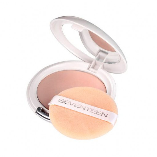 Powder compact Seventeen Natural Silky with a mirror tone 01, 12 g Powder compact Seventeen Natural Silky with a mirror tone 01, 12 g