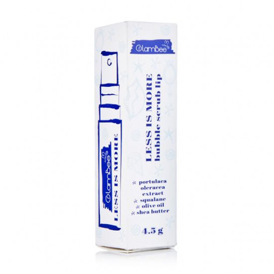 Bubble srub for lips of GlamBee Less Is More Bubble Scrub Lip, 4.5 g Bubble srub for lips of GlamBee Less Is More Bubble Scrub Lip, 4.5 g