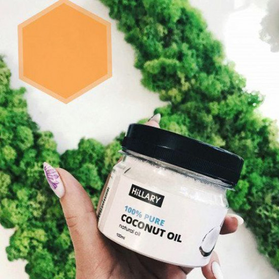 The refined coconut Hillary Coconut Oil oil, 100 ml The refined coconut Hillary Coconut Oil oil, 100 ml