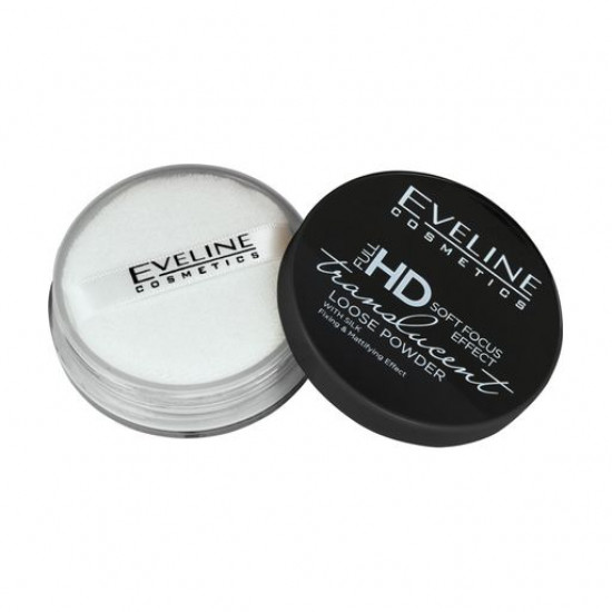 Friable powder for the person Eveline Full HD Soft Focus Transparent Loose Powder, 6 g Friable powder for the person Eveline Full HD Soft Focus Transparent Loose Powder, 6 g
