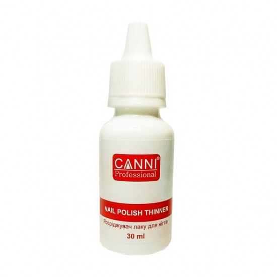 Розбавник для лаку CANNI Nail polish thinner, 30мл Розбавник для лаку CANNI Nail polish thinner, 30мл