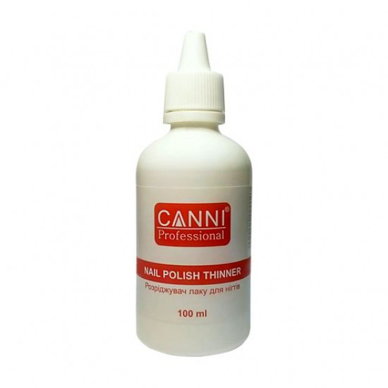 Thinner of Canni Nail Polish Thinner nail varnish, 100 ml Thinner of Canni Nail Polish Thinner nail varnish, 100 ml
