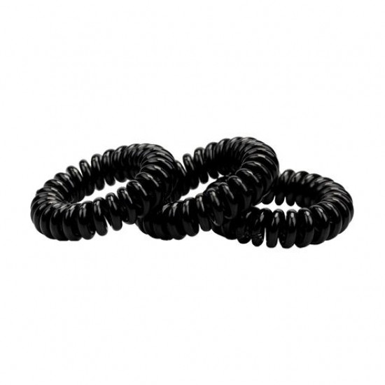 Elastic band bracelet for hair of Invisibobble Power True Black, 3 pieces Elastic band bracelet for hair of Invisibobble Power True Black, 3 pieces