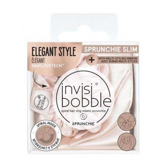 Elastic band bracelet for hair of Invisibobble Sprunchie Slim Ballerina Bow, 1 piece Elastic band bracelet for hair of Invisibobble Sprunchie Slim Ballerina Bow, 1 piece