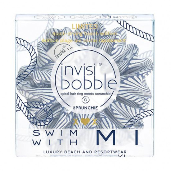 Elastic band bracelet for hair of Invisibobble Sprunchie Swim With Mi Santorini Pack Your Bikini, 1 piece Elastic band bracelet for hair of Invisibobble Sprunchie Swim With Mi Santorini Pack Your Bikini, 1 piece