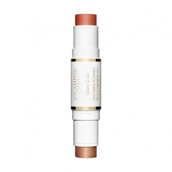 Румяна-хайлайтер для лица Clarins Glow 2 Go Blush & Highlighter Duo, 02 Golden Peach, 9 г
Румяна-хайлайтер для лица Clarins Glow 2 Go Blush & Highlighter Duo, 02 Golden Peach, 9 г