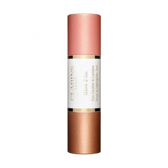 Румяна-хайлайтер для лица Clarins Glow 2 Go Blush & Highlighter Duo, 02 Golden Peach, 9 г
Румяна-хайлайтер для лица Clarins Glow 2 Go Blush & Highlighter Duo, 02 Golden Peach, 9 г