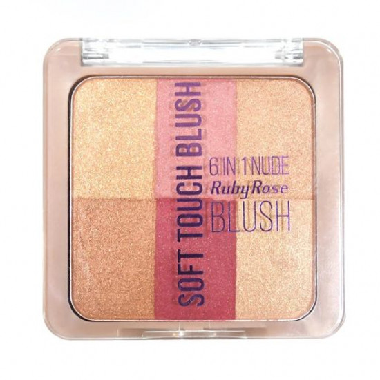 Рум'яна Ruby Rose Soft Touch 6 в 1 Blush HB-6109 тон 04, 7.5 г Рум'яна Ruby Rose Soft Touch 6 в 1 Blush HB-6109 тон 04, 7.5 г