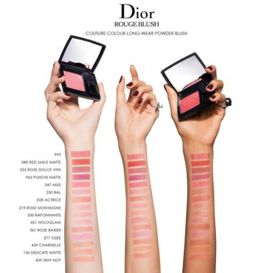 Blush for the person Christian Dior Rouge Blush 136 Delicate Matte, 6.7 g Blush for the person Christian Dior Rouge Blush 136 Delicate Matte, 6.7 g