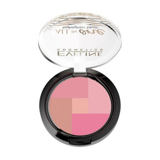 Blush for the person Eveline All In One Highlighter Blush 02, 6.5 g Blush for the person Eveline All In One Highlighter Blush 02, 6.5 g
