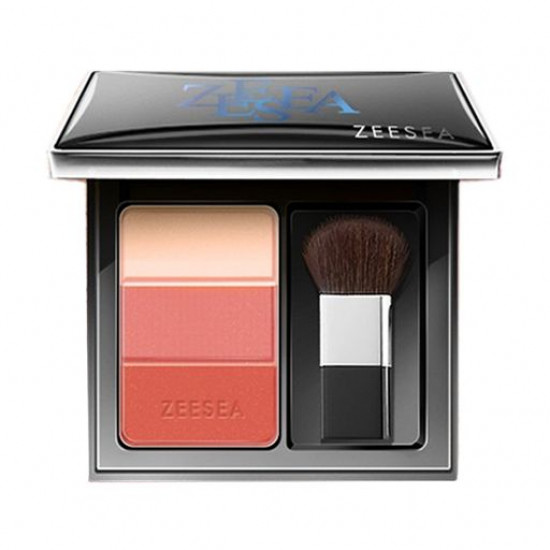 Румяна для обличчя Zeesea 3 Color Concealer Blusher, 02 Orange Series, 5 г Румяна для обличчя Zeesea 3 Color Concealer Blusher, 02 Orange Series, 5 г