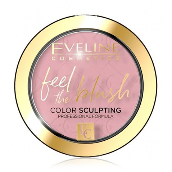 Blush for the person compact Eveline Cosmetics Feel The Blush 01 Peony, 5 g Blush for the person compact Eveline Cosmetics Feel The Blush 01 Peony, 5 g