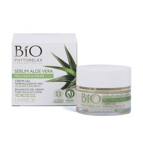 Balanced Phytorelax Laboratories Bio Sebum Aloe Vera cream-face gel, 50 ml Balanced Phytorelax Laboratories Bio Sebum Aloe Vera cream-face gel, 50 ml