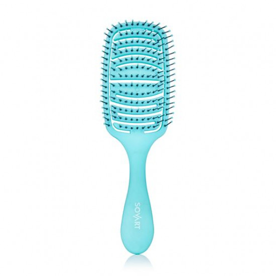 Brush massage for SOVART hair wide, produvny, mint Brush massage for SOVART hair wide, produvny, mint