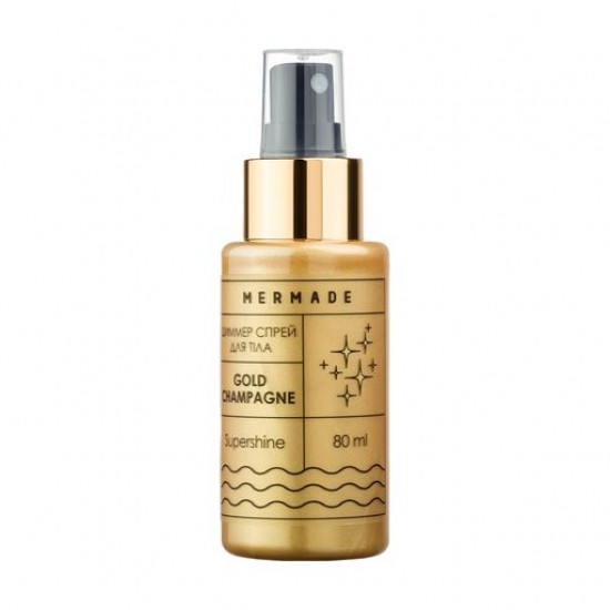 Shimmer spray for a body of Mermade Gold Champagne, 80 ml Shimmer spray for a body of Mermade Gold Champagne, 80 ml