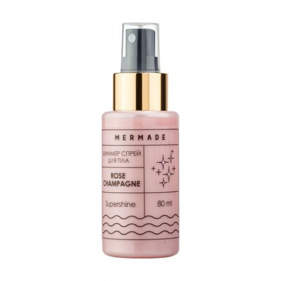 Shimmer spray for a body of Mermade Rose Champagne, 80 ml Shimmer spray for a body of Mermade Rose Champagne, 80 ml
