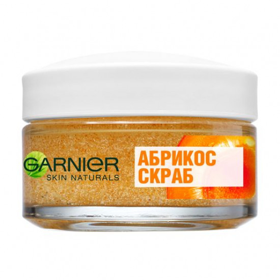 Скраб для обличчя Garnier Skin Naturals Абрикос, для всіх типів шкіри, 50 мл Скраб для обличчя Garnier Skin Naturals Абрикос, для всіх типів шкіри, 50 мл