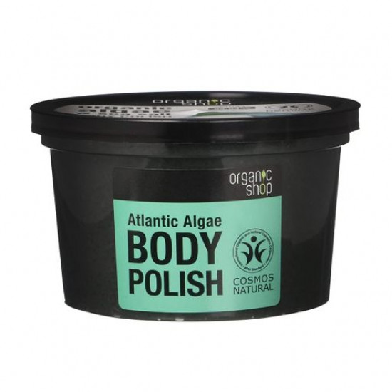Body scrub of Organic Shop Body Scrub Organic Algae Salt Atlantic seaweed, 250 ml Body scrub of Organic Shop Body Scrub Organic Algae Salt Atlantic seaweed, 250 ml