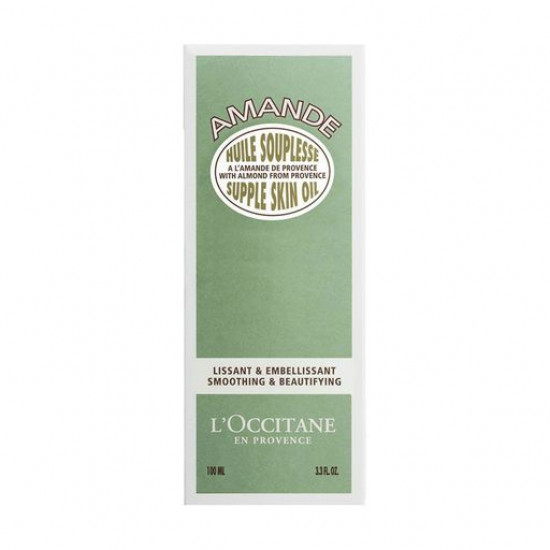 Emollient oil for a body of L'Occitane Almond Supple Skin Oil, 100 ml Emollient oil for a body of L'Occitane Almond Supple Skin Oil, 100 ml
