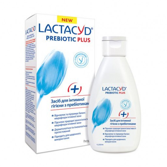 Засіб для інтимної гігієни Lactacyd Prebiotic Plus з пребіотиками, 200 мл Засіб для інтимної гігієни Lactacyd Prebiotic Plus з пребіотиками, 200 мл