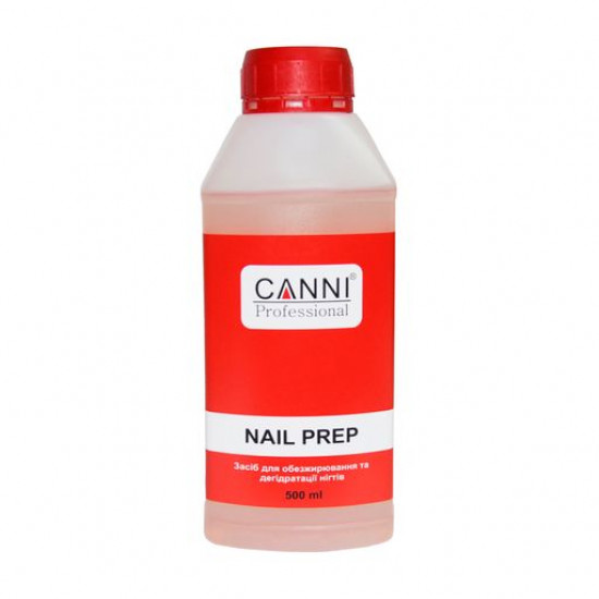 Засіб для знежирення та дегідратації нігтів CANNI Nail prep, 500 мл Засіб для знежирення та дегідратації нігтів CANNI Nail prep, 500 мл