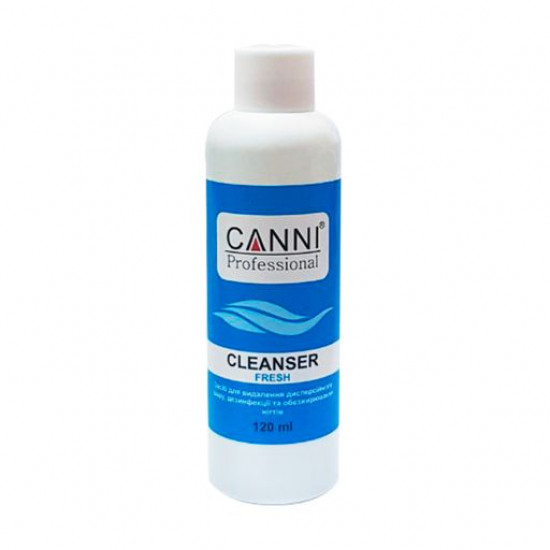 Засіб для видалення липкого шару CANNI Cleanser 3in1 fresh, 120 мл Засіб для видалення липкого шару CANNI Cleanser 3in1 fresh, 120 мл