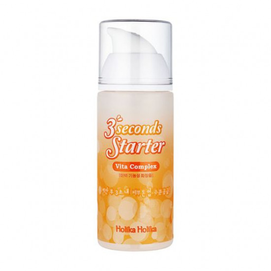 Сыворотка-стартер для лица Holika Holika 3 Seconds Starter Vita Complex с витаминным комплексом, 150 мл
Сыворотка-стартер для лица Holika Holika 3 Seconds Starter Vita Complex с витаминным комплексом, 150 мл