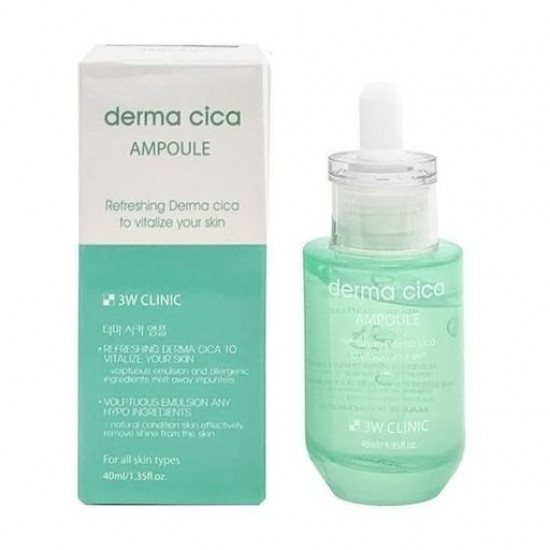 Serum for person 3W Clinic Derma Cica Ampoule, 40 ml Serum for person 3W Clinic Derma Cica Ampoule, 40 ml