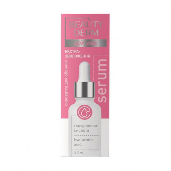 Serum for the person Beauty Derm Skin Care Hyaluronic Acid with hyaluronic acid, 30 ml Serum for the person Beauty Derm Skin Care Hyaluronic Acid with hyaluronic acid, 30 ml