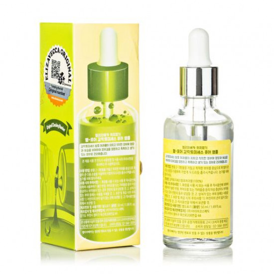 Сироватка для обличчя Elizavecca Witch Piggy Hell-Pore Galactomyces Pure Ample з 100% ферментованим екстрактом галактомісісу, 50 мл Сироватка для обличчя Elizavecca Witch Piggy Hell-Pore Galactomyces Pure Ample з 100% ферментованим екстрактом галактомісісу, 50 мл