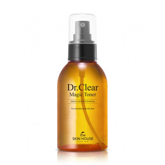 Тонер для обличчя The Skin House Dr.Clear Magic Toner для проблемної шкіри, 130 мл Тонер для обличчя The Skin House Dr.Clear Magic Toner для проблемної шкіри, 130 мл