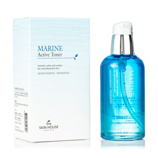 Toner for the person The Skin House Marine Active Toner with ceramides, 130 ml Toner for the person The Skin House Marine Active Toner with ceramides, 130 ml