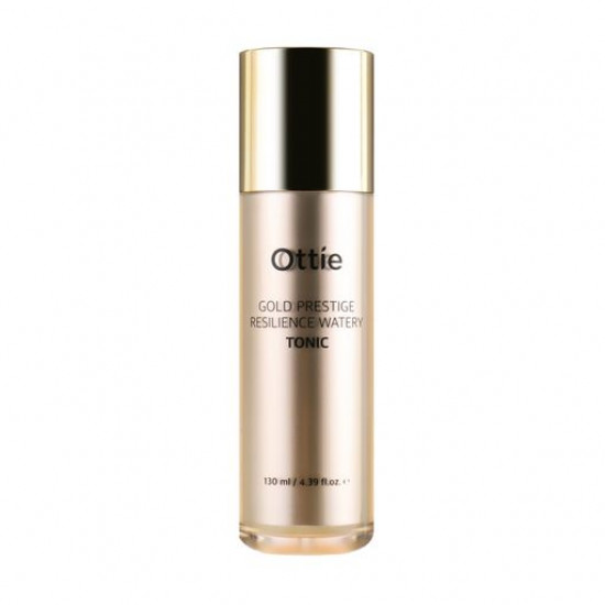 Тонік для пружності шкіри обличчя Ottie Gold Prestige Resilience Watery Tonic, 130 мл Тонік для пружності шкіри обличчя Ottie Gold Prestige Resilience Watery Tonic, 130 мл