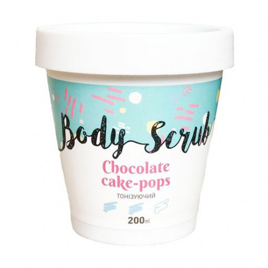 Toniziruyushchy O.life body scrub Chocolate keyk-pops, 200 ml Toniziruyushchy O.life body scrub Chocolate keyk-pops, 200 ml