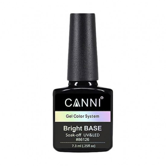 Color basic covering for the Dairy-pink gel polish Canni Bright Base Soak-off UV&LED Gel Color System 653, 7.3 ml Color basic covering for the Dairy-pink gel polish Canni Bright Base Soak-off UV&LED Gel Color System 653, 7.3 ml