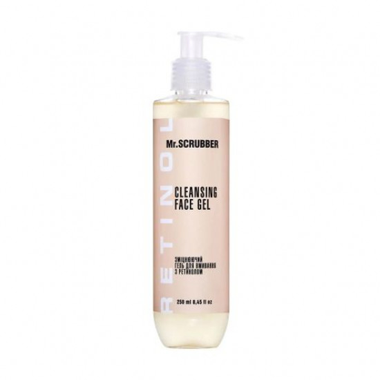 Зміцнюючий гель для вмивання Mr.Scrubber Retinol Cleansing Face Gel з ретинолом, 250 мл Зміцнюючий гель для вмивання Mr.Scrubber Retinol Cleansing Face Gel з ретинолом, 250 мл