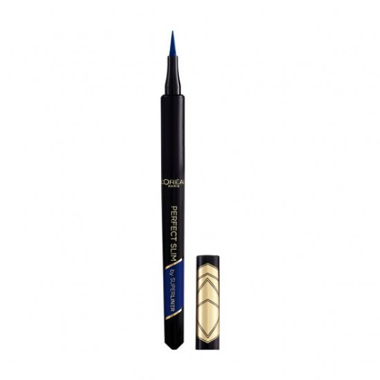 Ultrathin eyeliner for an age of L'Oreal Paris Super Liner Perfect Slim 04 Blue, 1 ml Ultrathin eyeliner for an age of L'Oreal Paris Super Liner Perfect Slim 04 Blue, 1 ml