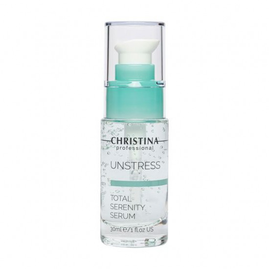 Заспокійлива сироватка для обличчя Christina Unstress Total Serenity Serum, 30 мл Заспокійлива сироватка для обличчя Christina Unstress Total Serenity Serum, 30 мл