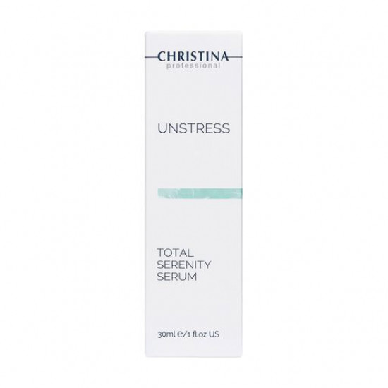 Заспокійлива сироватка для обличчя Christina Unstress Total Serenity Serum, 30 мл Заспокійлива сироватка для обличчя Christina Unstress Total Serenity Serum, 30 мл