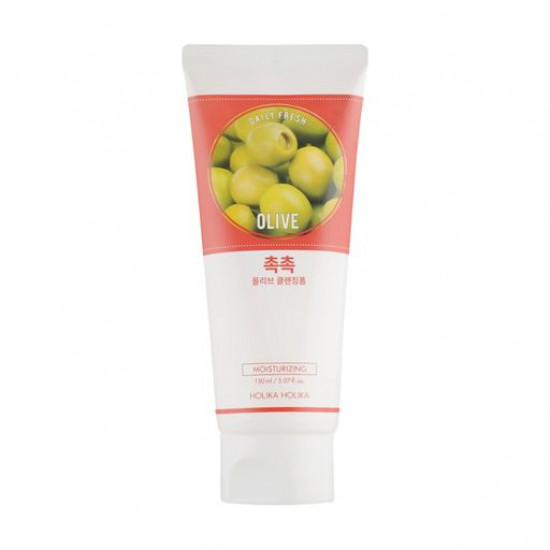 Увлажняющая очищающая пенка для умывания Holika Holika Daily Fresh Olive Cleansing Foam с экстрактом оливы, 150 мл
Увлажняющая очищающая пенка для умывания Holika Holika Daily Fresh Olive Cleansing Foam с экстрактом оливы, 150 мл