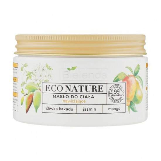 Uvlazhnyayushchey oil for a body of Bielenda Eco Nature Kakadu Plum, Jasmine and Mango, 250 ml Uvlazhnyayushchey oil for a body of Bielenda Eco Nature Kakadu Plum, Jasmine and Mango, 250 ml