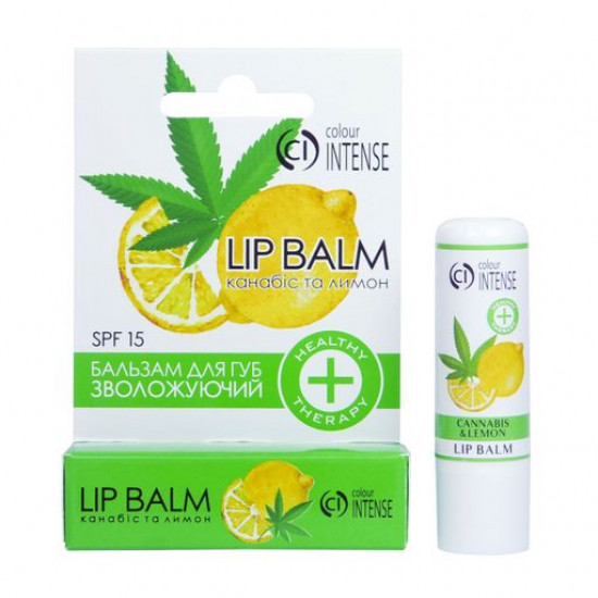 Увлажняющий бальзам для губ Colour Intense Lip Balm Healthy Therapy 01, Канабис и Лимон, 5 г
Увлажняющий бальзам для губ Colour Intense Lip Balm Healthy Therapy 01, Канабис и Лимон, 5 г