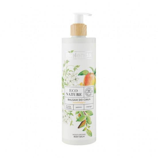 The moisturizing balm for a body of Bielenda Eco Nature Kakadu Plum, Jasmine and Mango, 400 ml The moisturizing balm for a body of Bielenda Eco Nature Kakadu Plum, Jasmine and Mango, 400 ml