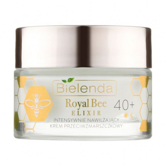 Зволожуючий крем для обличчя Bielenda Royal Bee Elixir 40+ Anti-Wrinkle Moisturizing Cream проти зморшок, 50 мл Зволожуючий крем для обличчя Bielenda Royal Bee Elixir 40+ Anti-Wrinkle Moisturizing Cream проти зморшок, 50 мл